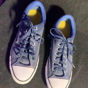 Navy blue converse all stars